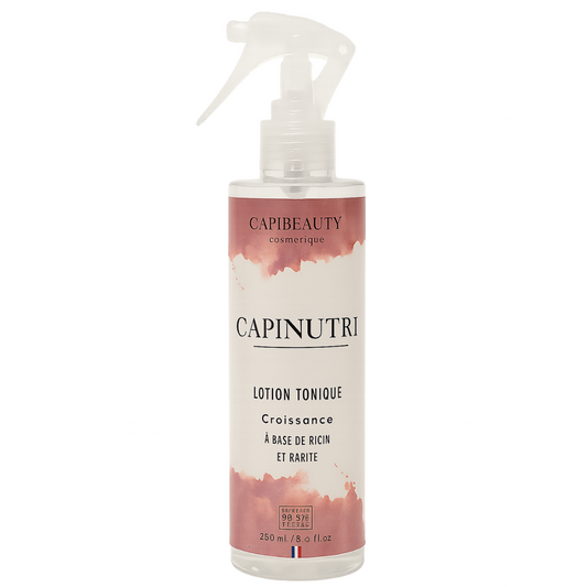 Lotion Tonique Capinutri Ricin & Kératine 250ml – Cheveux Bouclés, Frisés, Crépus
