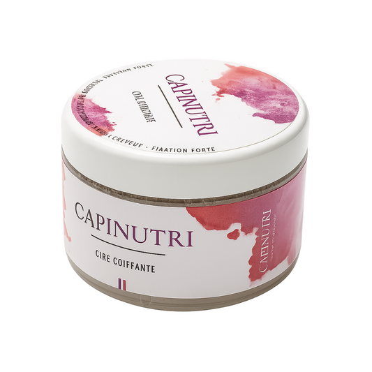 Cire coiffante CAPINUTRI naturelle nourrissante sans résidus ni trace blanche